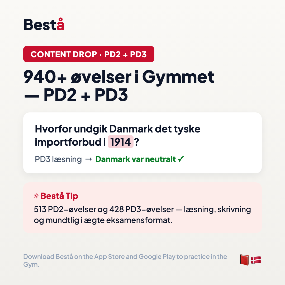 More exercises in the Gym — over 940 PD2 + PD3 exercises now